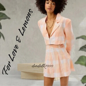 NWOT FOR LOVE & LEMONS x DOLLS KILL EUGENIE CROP BLAZER TOP Small